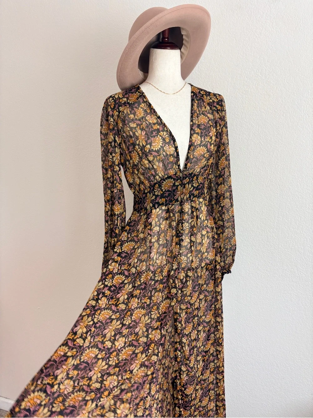 Free People Valerie Duster in Honeysuckle